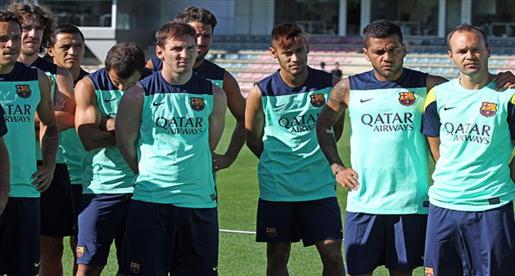 15 ألف متفرج يحضرون تدريبات برشلونة في بانكوك